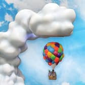  Pixar's Up Levitating House Collectible