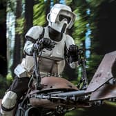 Hot Toys Scout Trooper™ and Speeder Bike™ Collectible