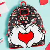  Mickey and Minnie Heart Hands Mini Backpack Collectible