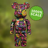  Be@rbrick Psychedelic Paisley 1000% Collectible