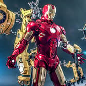 Hot Toys Iron Man Mark IV With Suit-Up Gantry Collectible