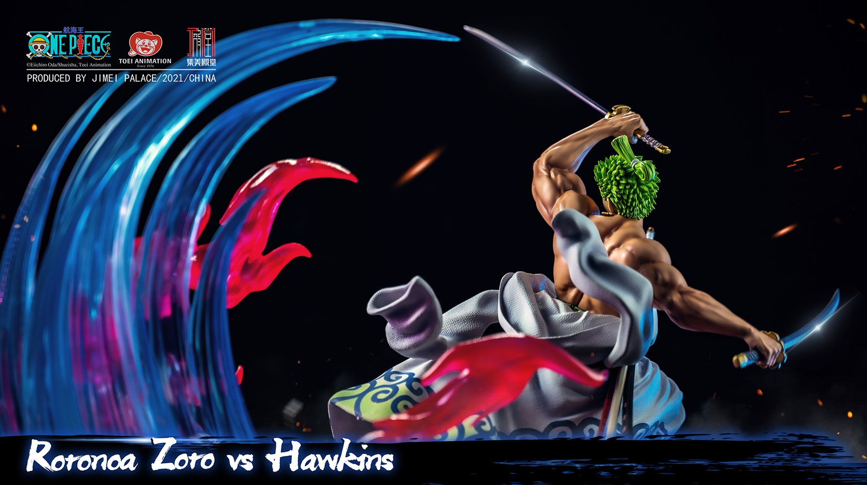 Roronoa Zoro Vs Hawkins Statue By Jimei Palace Sideshow Collectibles