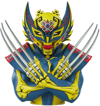 Unruly Industries(TM) Wolverine Designer Collectible Toy