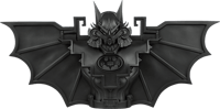 Unruly Industries(TM) Batman (Matte Black Variant) Designer Collectible Statue