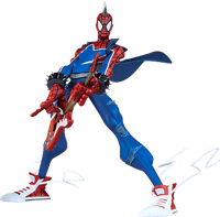 Unruly Industries(TM) Spider-Punk Designer Collectible Statue