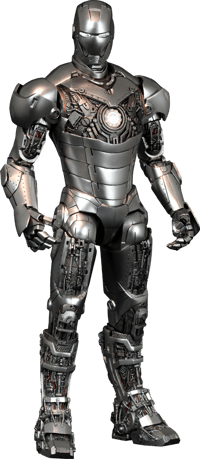Hot Toys Iron Man Mark II - Armor Unleashed Version Sixth Scale Figure