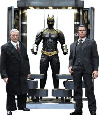 Hot Toys Batman Armory with Bruce Wayne and Alfred Sixth Scale Figure