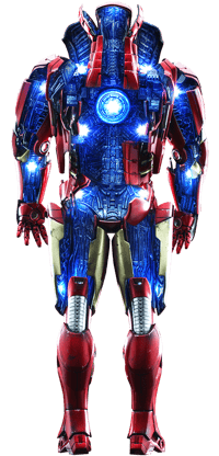 Hot Toys Iron Man Mark VII (Open Armor Version) Sixth Scale Diorama