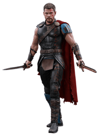 Hot Toys Gladiator Thor Deluxe Version Sixth Scale Figure