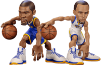 ICONai Stephen Curry and Kevin Durant SmALL-Stars Collectible Set