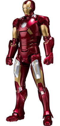 Bandai Iron Man Mark VII and Hall of Armor Collectible Set