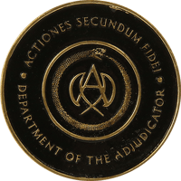 Chronicle Collectibles Adjudicator's Medallion Replica