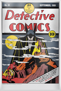 New Zealand Mint Detective Comics #31 Silver Foil Silver Collectible