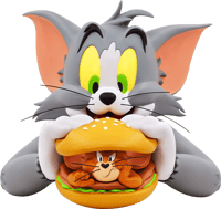 Soap Studio Tom and Jerry Burger Bust