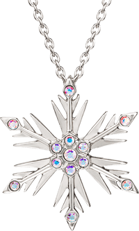 RockLove Disney's Frozen 2 Crystal Snowflake Pendant Jewelry