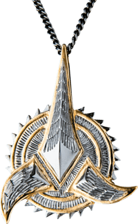 RockLove Klingon Necklace Jewelry