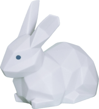 Lladró Rabbit (Matte White) Porcelain Statue
