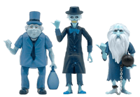 Super 7 The Haunted Mansion ReAction Hitchhiking Ghosts 3-Pack Collectible Set