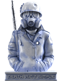 Mighty Jaxx Gas Mask (Hell Chamber) Statue