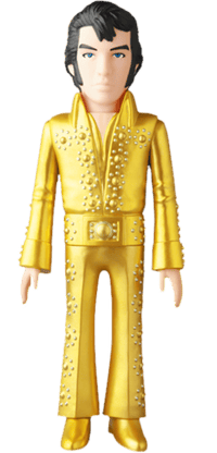 Medicom Toy Elvis Presley Gold Version Vinyl Collectible