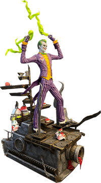 Silver Fox Collectibles The Joker Arkham Asylum Polystone Statue