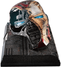 Beast Kingdom Iron Man Mark 50 Battle Damaged Helmet Statue