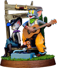 Soap Studio Tom and Jerry Cowboy Statue