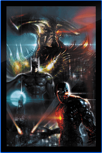 Brandlite Zack Snyder’s Justice League #59C LED Poster Sign (Large) Wall Light