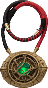SalesOne Doctor Strange Eye of Agamotto Light-Up Pendant Necklace Jewelry