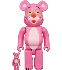 Medicom Toy Be@rbrick Pink Panther 100% & 400% Bearbrick