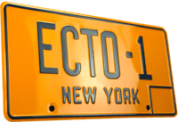 Doctor Collector Ghostbusters ECTO-1 License Plate Replica