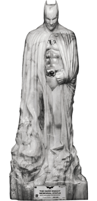 Beast Kingdom The Dark Knight Memorial (White Faux Marble Texture Edition) Statue
