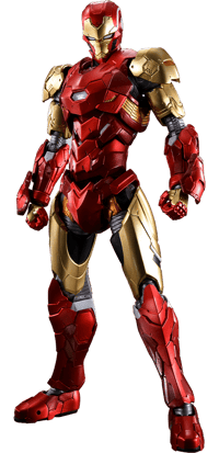 Bandai Iron Man (Tech-On Avengers) Collectible Figure
