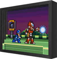 Artovision Mega Man Meets Zero Shadow box art