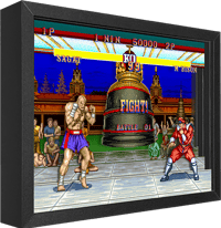 Artovision Street Fighter M. Bison vs. Sagat Shadow box art