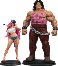PCS Mad Gear Exclusive Hugo and Poison Set Statue