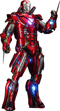 Hot Toys Silver Centurion (Armor Suit Up Version) Sixth Scale Figure