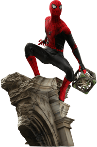 Hot Toys Spider-Man (Battling Version) Movie Promo Edition Sixth Scale Figure