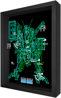 Artovision Metal Gear D Shadow box art