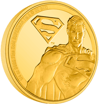 New Zealand Mint Superman Classic 1/4oz Gold Coin Gold Collectible