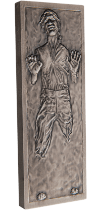 New Zealand Mint Han Solo in Carbonite 3oz Silver Coin Silver Collectible