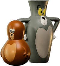 Soap Studio Vase Tom and Roly-Poly Jerry Collectible Set