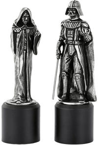Royal Selangor Sidious & Vader King & Queen Chess Piece Pair Pewter Collectible
