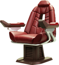 EXO-6 Star Trek: First Contact Enterprise-E Captain’s Chair Prop Replica