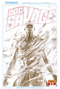 Dynamite Entertainment Doc Savage #2 Alex Ross Art Board Ultra Limited Variant Book