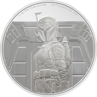 New Zealand Mint Bo-Katan Kryze 1oz Silver Coin Silver Collectible