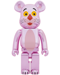 Medicom Toy Be@rbrick Pink Panther (Chrome Ver.) 1000% Bearbrick