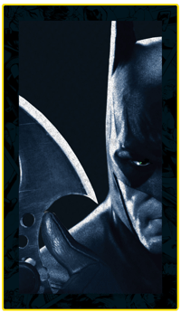 Brandlite Batman Arkham City Batarang LED Mini-Poster Light Wall Light