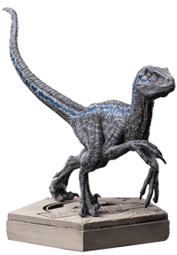 Iron Studios Velociraptor Blue Statue