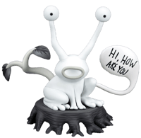 Clutter Studios Jeremiah the Innocent Frog Sculpture – How Are You – Edition Vinyl Collectible